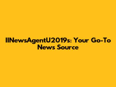 IINewsAgentU2019s: Your Go-To News Source