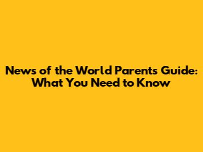 News of the World Parents Guide: What You Need to Know