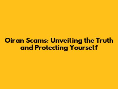Oiran Scams: Unveiling the Truth and Protecting Yourself