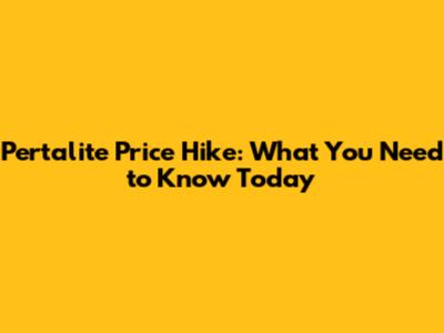 Pertalite Price Hike: What You Need to Know Today