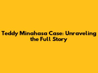 Teddy Minahasa Case: Unraveling the Full Story
